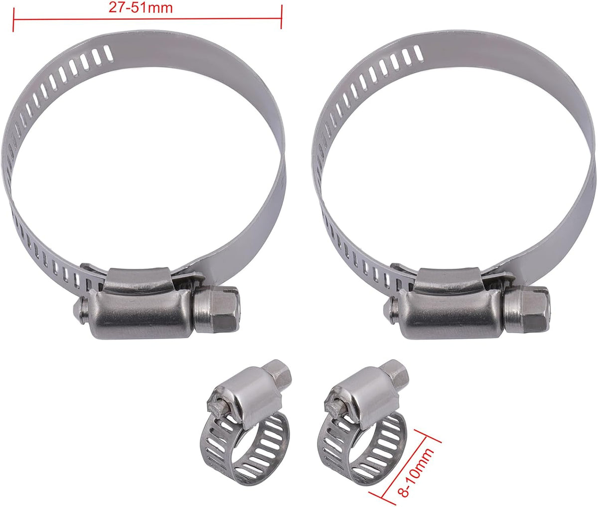 Replacement 2988 Radiator 8MM-10MM,30MM-50MM Hose Clamp fit for 2007-2018 for Nissan for Altima 2.5L 2007-2018 for Nissan for Altima 3.5L 2009-2014 2016-2019 for Nissan for Maxima 3.5L - KUDUPARTS
