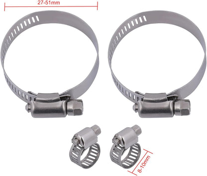 Replacement 2988 Radiator 8MM-10MM,30MM-50MM Hose Clamp fit for 2007-2018 for Nissan for Altima 2.5L 2007-2018 for Nissan for Altima 3.5L 2009-2014 2016-2019 for Nissan for Maxima 3.5L