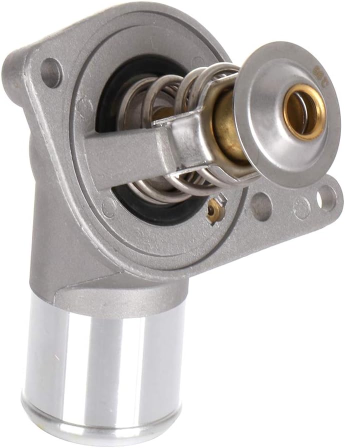 12600172 Engine Coolant Thermostat & Housing Assembly - Fits Buick Rainier 2006, Cadillac CTS 2004-2007, Cadillac Escalade 2002-2006 - KUDUPARTS
