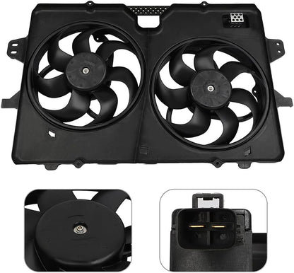 621800 Cooling Fan Assembly Compatible with 2008-2012 Ford Escape & 2008-2011 Mercury Mariner