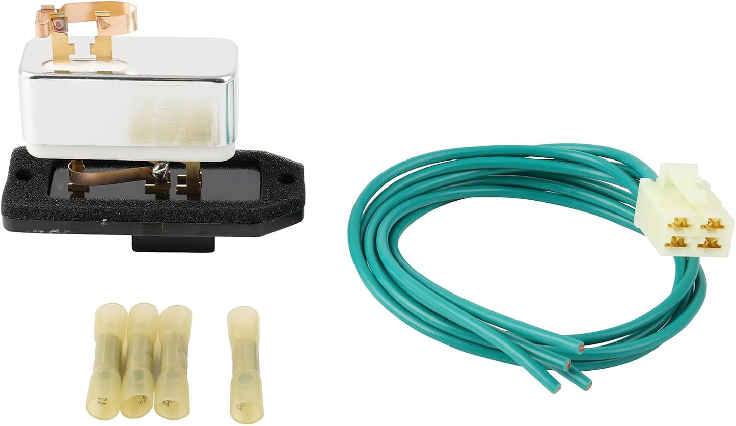 AC Blower Motor Resistor RU661 Compatible with 2003-2008 Dodge Ram 1500, 2003-2009 Ram 2500 & 3500, 2008-2010 Ram 4500 & 5500