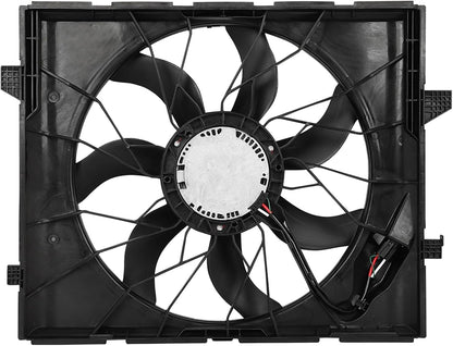 Cooling Fan Assembly A/C Condenser Fit for 2011-2013 Dodge Durango & Jeep Grand Cherokee (Replaces 3893, CN3893PFXC, 55038003AE/AF/AG, CH3030242)