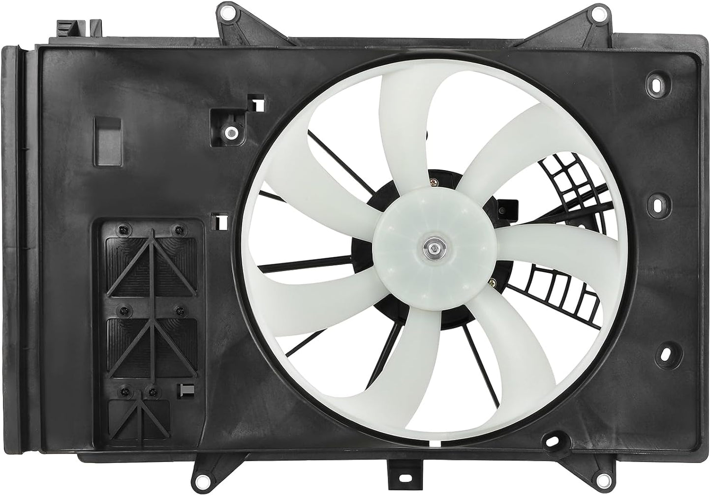 Radiator Cooling Fan Assembly Compatible with 2016-2022 Mazda CX-3 – Engine Cooling Fan Replacement 621560, 624030, 621-560, MA3115166, PEHH15025
