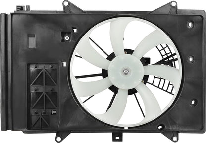 Radiator Cooling Fan Assembly Compatible with 2016-2022 Mazda CX-3 – Engine Cooling Fan Replacement 621560, 624030, 621-560, MA3115166, PEHH15025