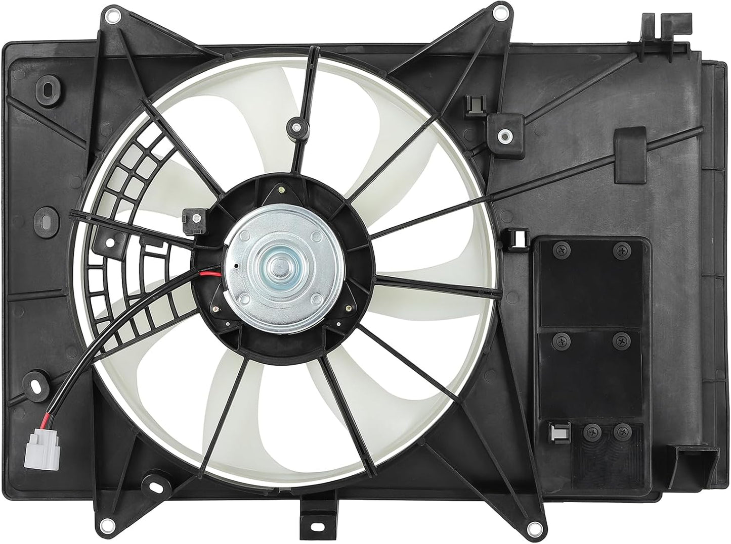Radiator Cooling Fan Assembly Compatible with 2016-2022 Mazda CX-3 – Engine Cooling Fan Replacement 621560, 624030, 621-560, MA3115166, PEHH15025
