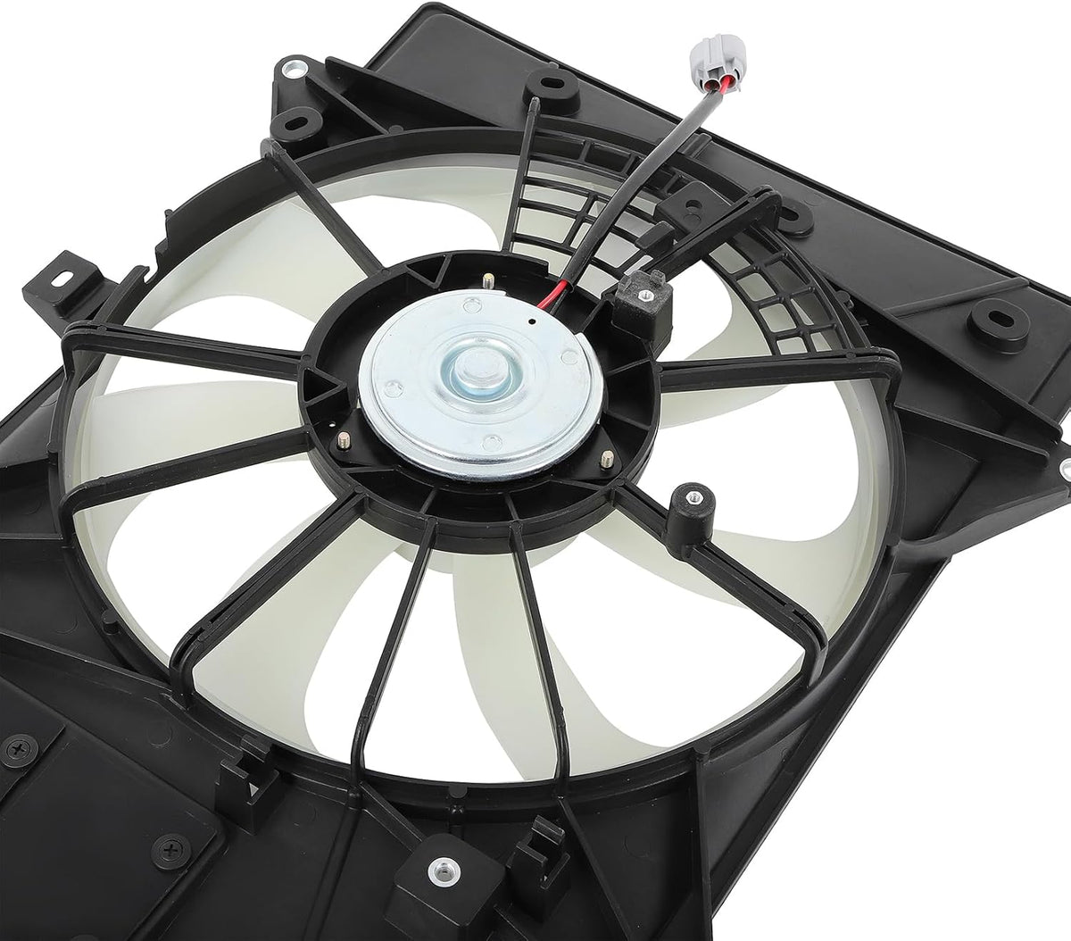 Radiator Cooling Fan Assembly Compatible with 2016-2022 Mazda CX-3 – Engine Cooling Fan Replacement 621560, 624030, 621-560, MA3115166, PEHH15025 - KUDUPARTS