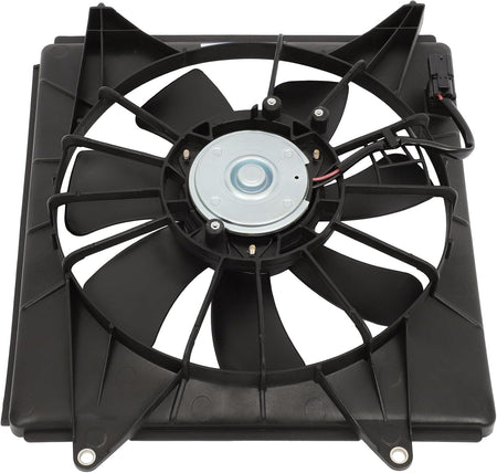 A/C Condenser Cooling Fan Assembly Compatible with Honda Accord 2013-2017 - KUDUPARTS