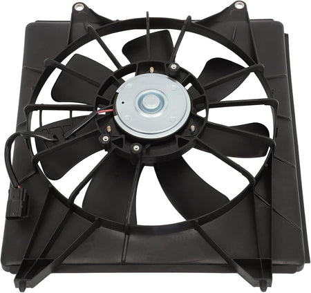A/C Condenser Cooling Fan Assembly Compatible with Honda Accord 2013-2017 - KUDUPARTS
