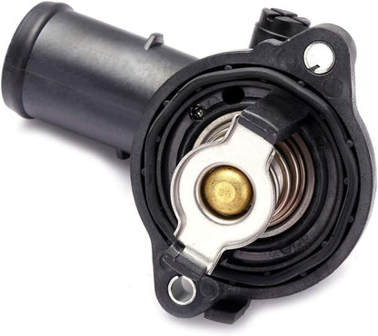 Engine Coolant Thermostat and Housing Assembly Compatible with Dodge Durango 2011-2017, Jeep Grand Cherokee 2011-2019
