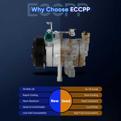 A/C Compressor with Clutch – Compatible with Subaru Impreza 2.0L (2012-2016) & Forester 2.0L (2014-2018)