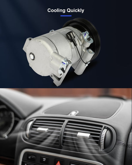 Nissan Sentra AC Compressor 2000-2006 – Fast Cooling Air Conditioning Compressor - KUDUPARTS