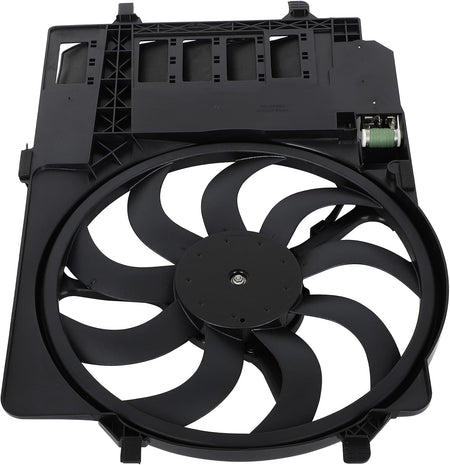 Engine Cooling Fan Assembly Compatible with 2002-2003 Mini Cooper 1.6L (Models 17101475577, 620902, 621980) - KUDUPARTS
