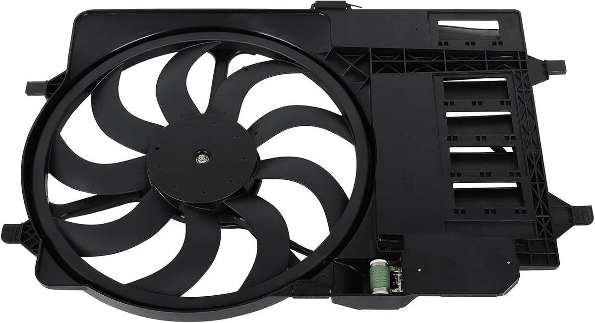 Engine Cooling Fan Assembly Compatible with 2002-2003 Mini Cooper 1.6L (Models 17101475577, 620902, 621980) - KUDUPARTS