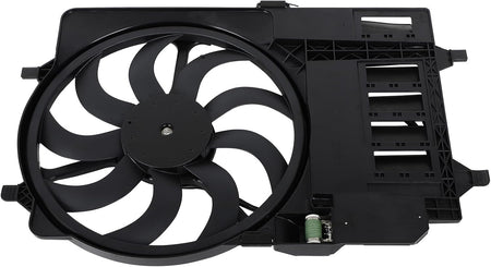 Engine Cooling Fan Assembly Compatible with 2002-2003 Mini Cooper 1.6L (Models 17101475577, 620902, 621980) - KUDUPARTS