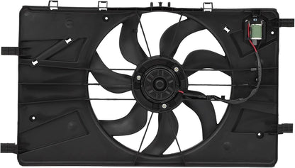 Radiator Cooling Fan Compatible with 2012 Buick Verano & 2011–2016 Chevrolet Cruze