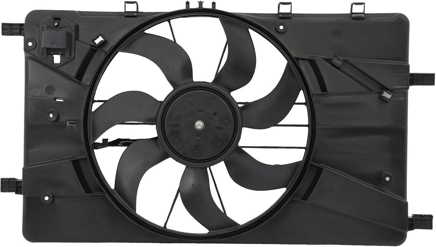 Radiator Cooling Fan Compatible with 2012 Buick Verano & 2011–2016 Chevrolet Cruze