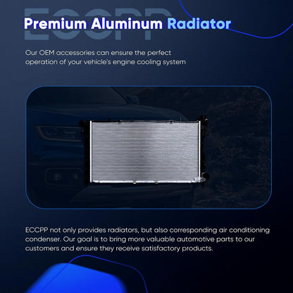 Radiator Compatible with 2005-2007 Chrysler Town & Country 3.3L/3.8L, Dodge Caravan 3.3L, Chrysler Voyager 3.3L