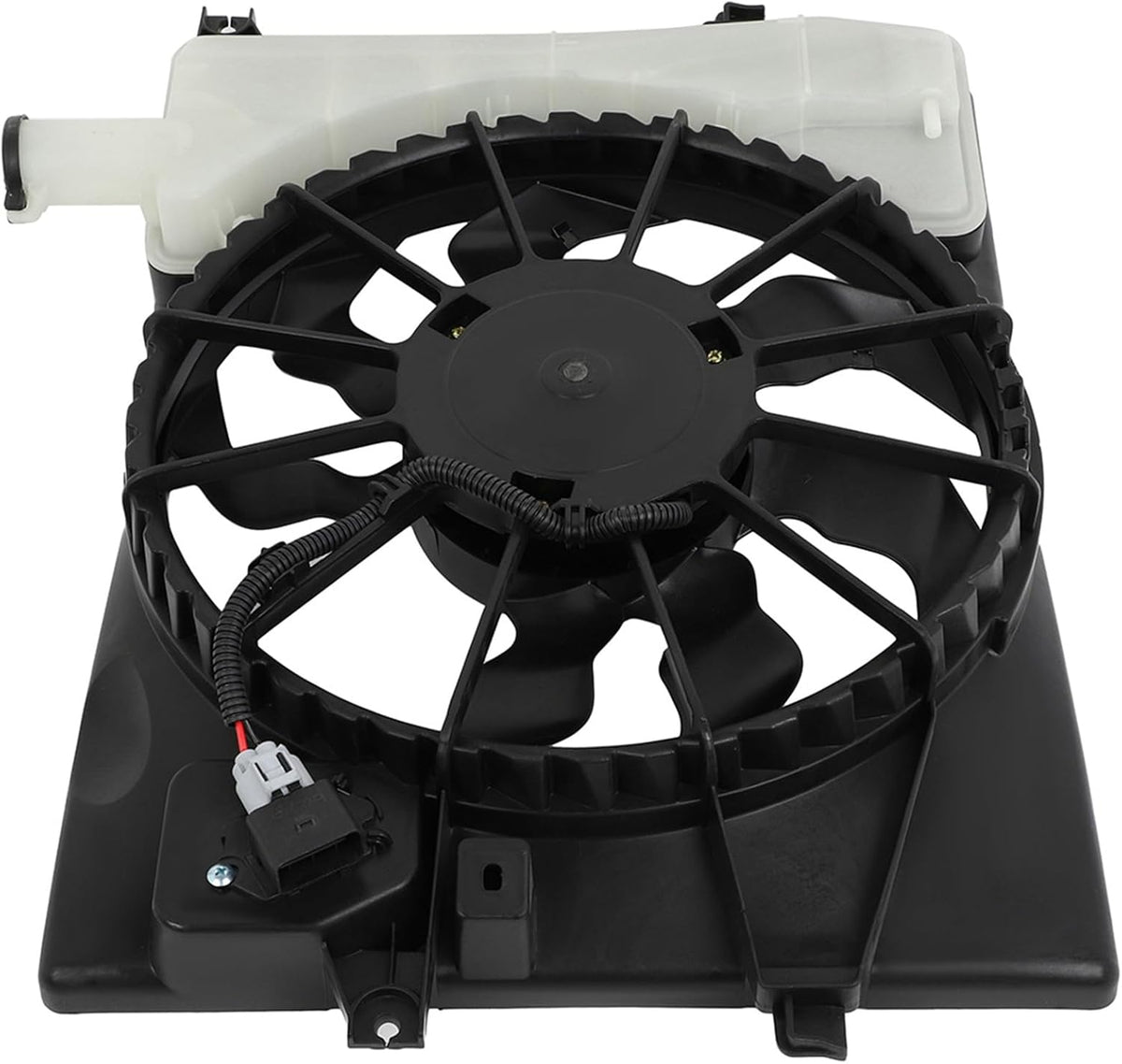 4519 Cooling Fan Assembly A/C Condenser for 2014-2016 Hyundai Elantra, 2014 Elantra Coupe, 2016-2017 Elantra GT, 2015-2016 Kia Forte - KUDUPARTS