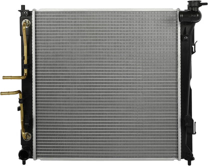 13189 Engine Coolant Radiator Compatible with 2011-2014 Hyundai Sonata 2.0L & 2011-2015 Kia Optima 2.0L – Replaces CU13189, 221-9255, 253103Q600, 253103S700 – Aluminum Radiator