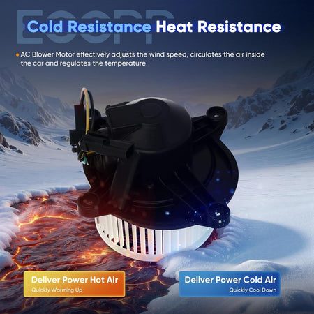 700124 HVAC Blower Motor with Fan Cage – Compatible with 2001–2005 Chrysler PT Cruiser, Replaces 5017666AB - KUDUPARTS