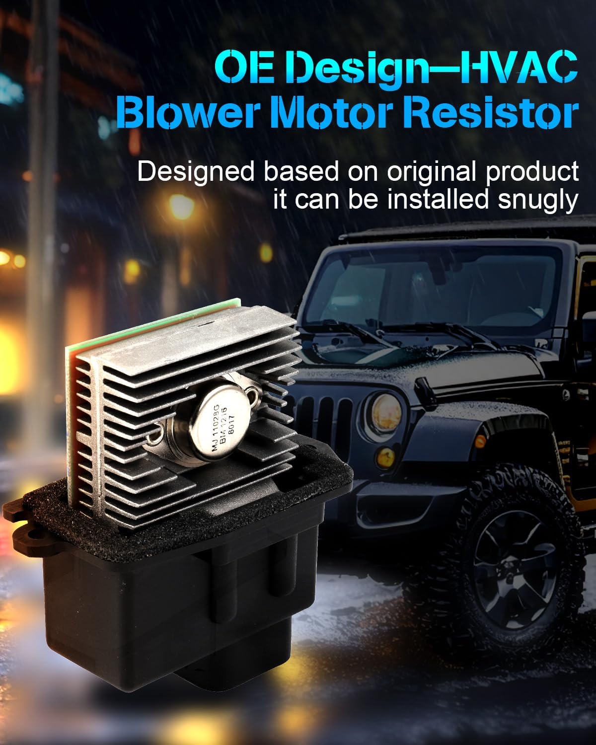 AC Blower Motor Resistor Compatible with 1998-2001 Ford Explorer, 2001 Explorer Sport Trac & Ranger, 1998-2001 Mercury Mountaineer – HVAC Heater Blower Control Module RU539 - KUDUPARTS