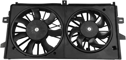 Radiator Cooling Fan Assembly Compatible with 2005-2008 Buick LaCrosse & 2006-2011 Chevrolet Impala – Replaces 621420, 674-00240, GM3115187, 620974, 620973, 621430, 76028, 76022, 1580591