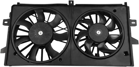 Radiator Cooling Fan Assembly Compatible with 2005-2008 Buick LaCrosse & 2006-2011 Chevrolet Impala – Replaces 621420, 674-00240, GM3115187, 620974, 620973, 621430, 76028, 76022, 1580591 - KUDUPARTS