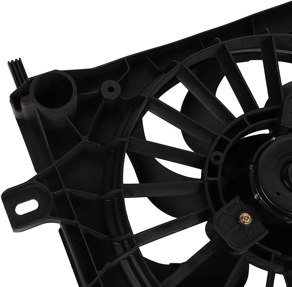 Radiator Cooling Fan Assembly Compatible with 2005-2008 Buick LaCrosse & 2006-2011 Chevrolet Impala – Replaces 621420, 674-00240, GM3115187, 620974, 620973, 621430, 76028, 76022, 1580591 - KUDUPARTS