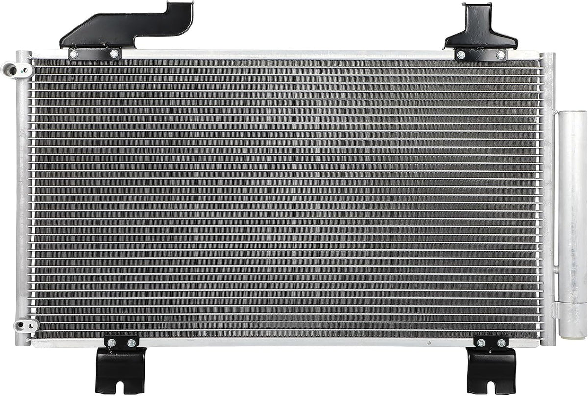 AC Condenser Compatible with 2009-2014 Acura TSX V6 Sedan & 2013-2014 TSX V6 Tech Sedan 4-Door – Radiator Cooling Fan Assembly Replacement (3767, 80100TL2A01, AC3030125) - KUDUPARTS