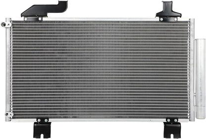 AC Condenser Compatible with 2009-2014 Acura TSX V6 Sedan & 2013-2014 TSX V6 Tech Sedan 4-Door – Radiator Cooling Fan Assembly Replacement (3767, 80100TL2A01, AC3030125)