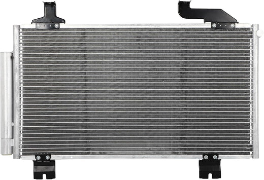 AC Condenser Compatible with 2009-2014 Acura TSX V6 Sedan & 2013-2014 TSX V6 Tech Sedan 4-Door – Radiator Cooling Fan Assembly Replacement (3767, 80100TL2A01, AC3030125) - KUDUPARTS