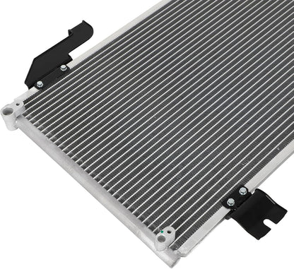 AC Condenser Compatible with 2009-2014 Acura TSX V6 Sedan & 2013-2014 TSX V6 Tech Sedan 4-Door – Radiator Cooling Fan Assembly Replacement (3767, 80100TL2A01, AC3030125)