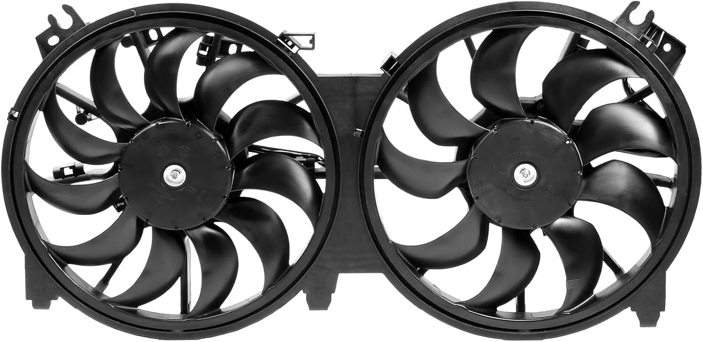 AC Condenser Cooling Fan 21481JA100 - Replacement for 2007-2016 Nissan Altima & Maxima 2.5L 3.5L