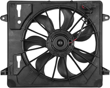 Radiator Cooling Fan Assembly Compatible with 2007-2011 Jeep Wrangler – Engine Cooling Fan Replacement (620-055, 621680, 76035, CF13027, FA70437, 55056642AB, 55057123AB, 68085950AA) - KUDUPARTS