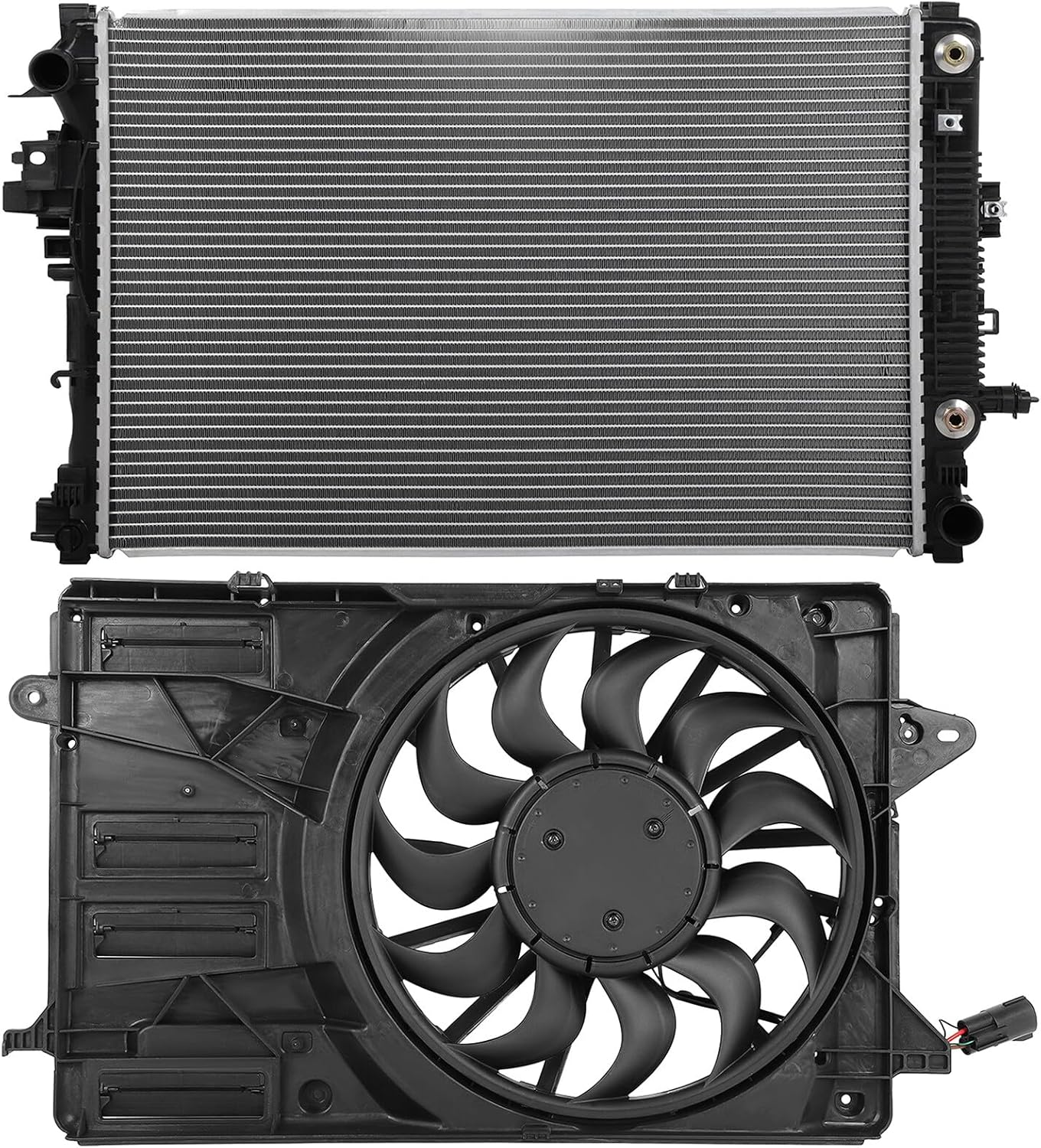 Radiator Cooling Fan Assembly 13574 | 624090 Replacement for 2016-2018 Chevrolet Malibu 1.5L