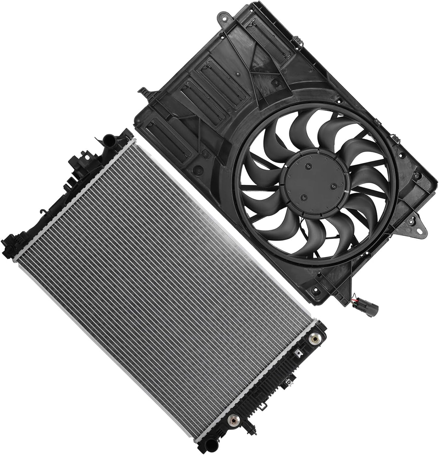 Radiator Cooling Fan Assembly 13574 | 624090 Replacement for 2016-2018 Chevrolet Malibu 1.5L