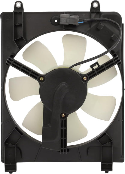 Air Conditioning A/C Condenser Compatible with Honda Civic 2006-2011 – Replaces 611520, 386155LAA01, 38611RMXA51, 386165LAA01, 38615R5AA01 – Cooling Fan Assembly