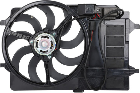 Radiator Cooling Fan Assembly Compatible with Mini Cooper 2003-2008 – 621080, 17117541092 - KUDUPARTS