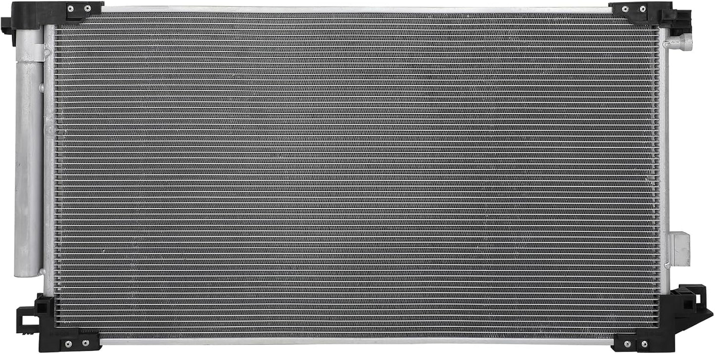 AC Condenser Compatible with 2020-2022 Toyota Corolla & 2016-2022 Toyota Prius — Radiator Cooling Fan Assembly Replacement (30029, CN30029PFC, 8846047020, 8846010320)