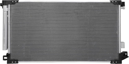 AC Condenser Compatible with 2020-2022 Toyota Corolla & 2016-2022 Toyota Prius — Radiator Cooling Fan Assembly Replacement (30029, CN30029PFC, 8846047020, 8846010320)