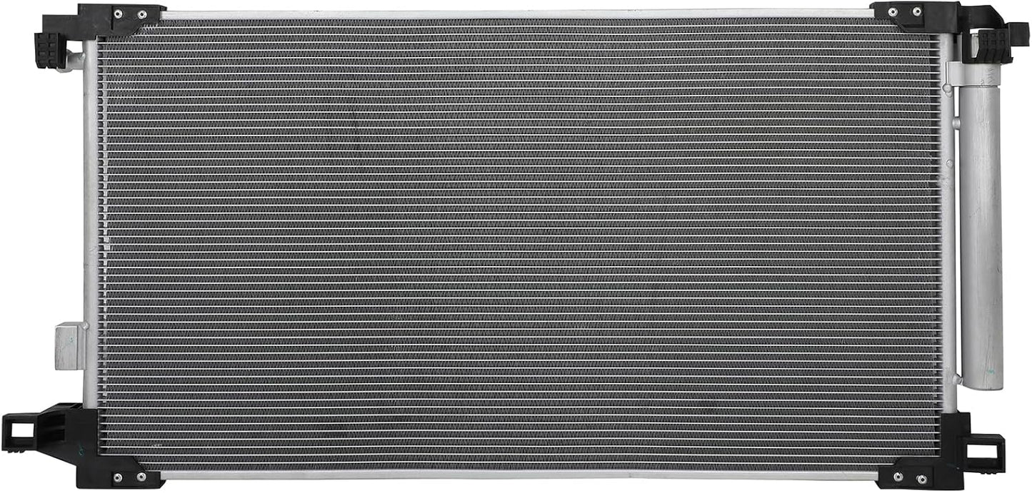 AC Condenser Compatible with 2020-2022 Toyota Corolla & 2016-2022 Toyota Prius — Radiator Cooling Fan Assembly Replacement (30029, CN30029PFC, 8846047020, 8846010320)