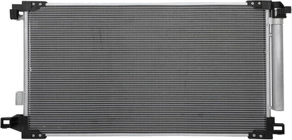 AC Condenser Compatible with 2020-2022 Toyota Corolla & 2016-2022 Toyota Prius — Radiator Cooling Fan Assembly Replacement (30029, CN30029PFC, 8846047020, 8846010320)