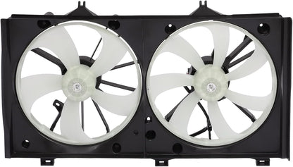 Dual Radiator Cooling Fan Assembly Compatible with 2007-2011 Toyota Camry