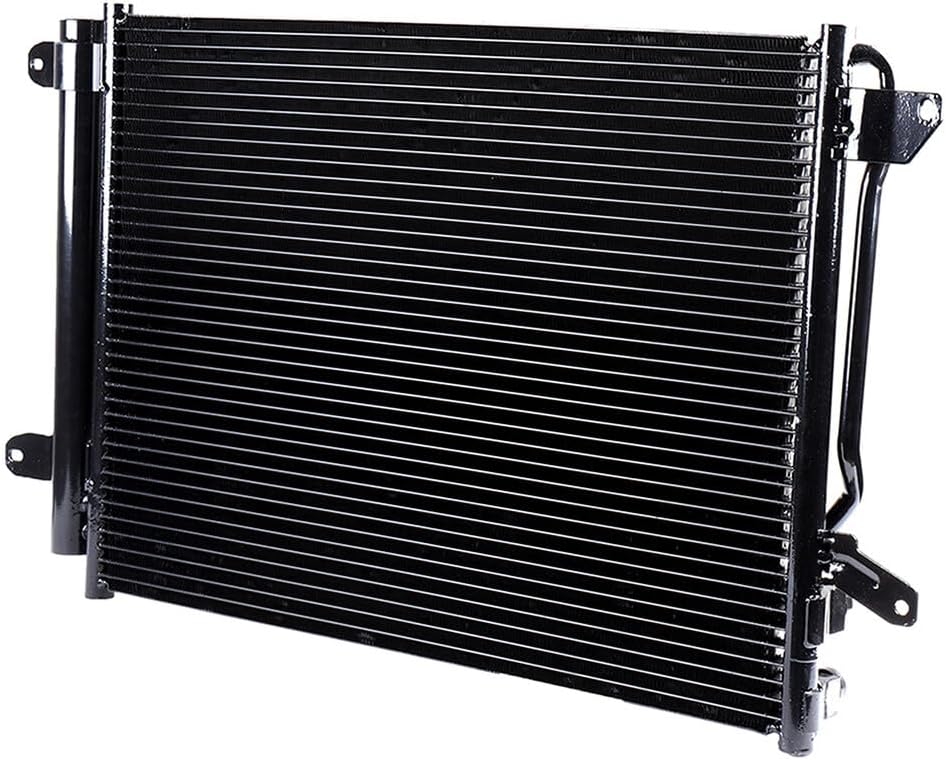 620-805 Cooling Fan + 3889 Condenser Replacement for 2012-2014 Volkswagen Beetle & 2011-2013 Volkswagen Jetta