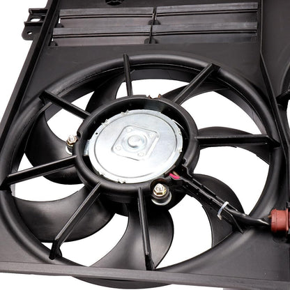 620-805 Cooling Fan + 3889 Condenser Replacement for 2012-2014 Volkswagen Beetle & 2011-2013 Volkswagen Jetta