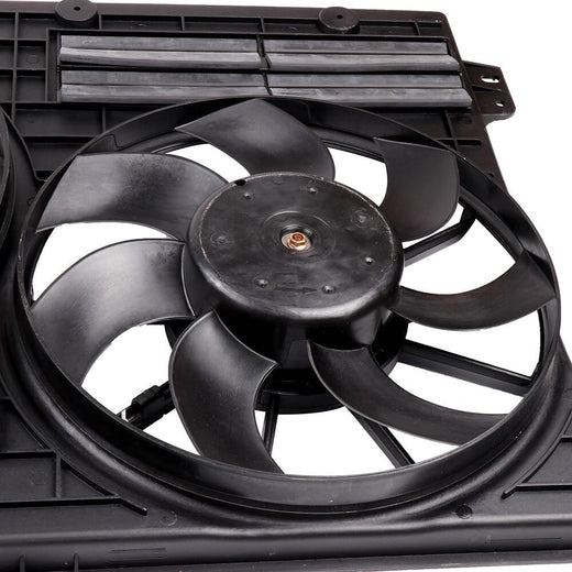 620-805 Cooling Fan + 3889 Condenser Replacement for 2012-2014 Volkswagen Beetle & 2011-2013 Volkswagen Jetta - KUDUPARTS