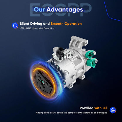 AC Compressor for 2010-2011 Kia Soul 1.6L – Air Conditioning Compressor