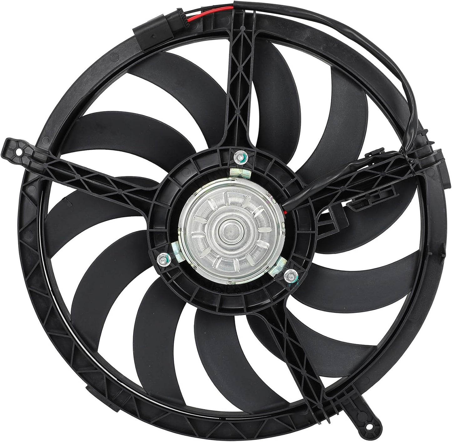 Radiator Cooling Fan Assembly Compatible with Mini Cooper 2007-2015, Cooper Countryman 2013-2016, Paceman 2013-2016 – Replaces 622490, 621372, 17422754854, 17422754842