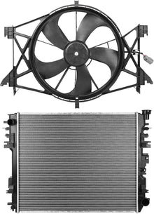 Cooling Fan Assembly Radiator Fit for 2009-2010 Dodge Ram 1500, 2011-2018 Ram 1500, 2019 Ram 1500 Classic - KUDUPARTS