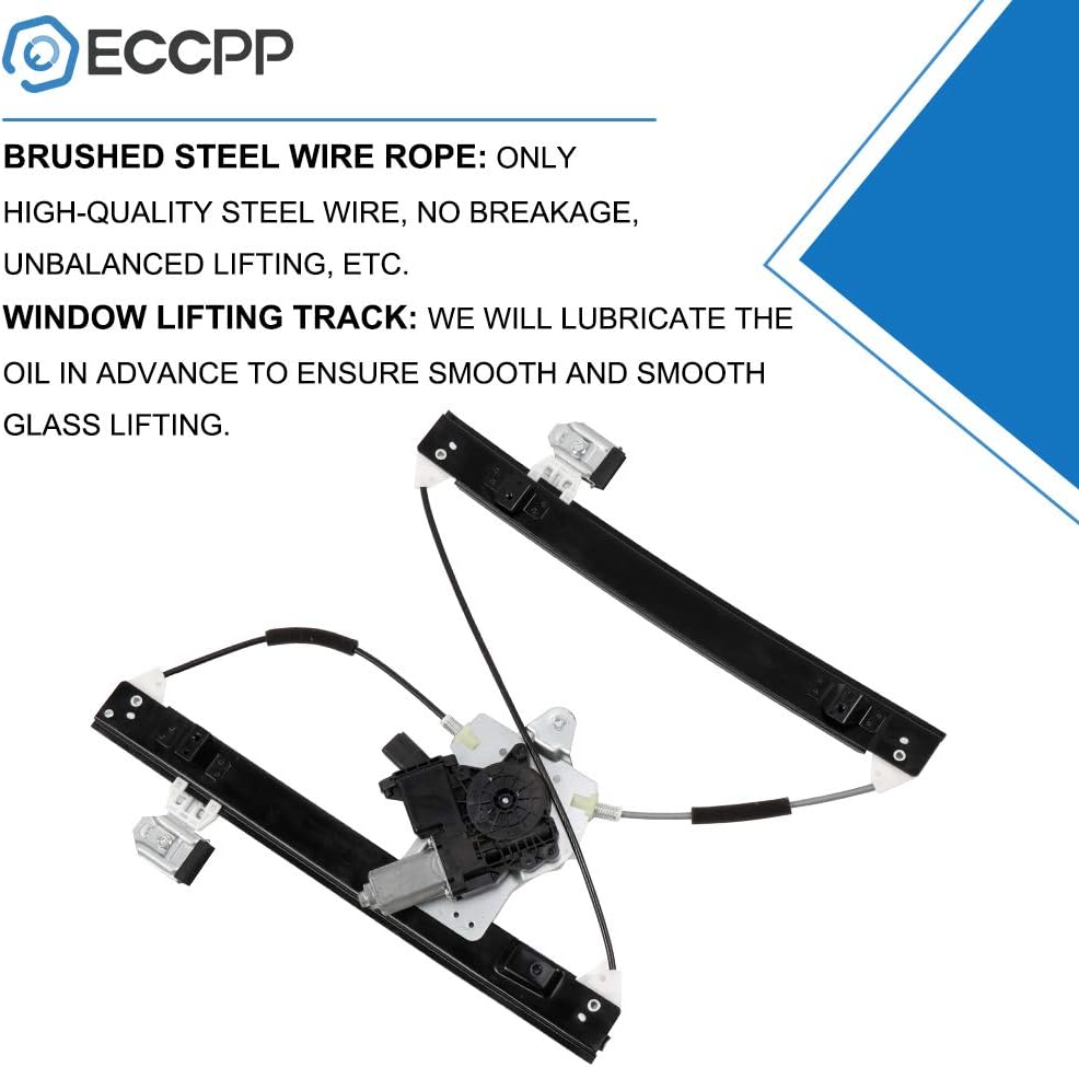 Front Left Driver Side Power Window Regulator with Motor Assembly for 2011-2015 Chevy Cruze – Replaces 75226747, 94532757, 95174196, 95265271, 95299706, 748-974 - KUDUPARTS